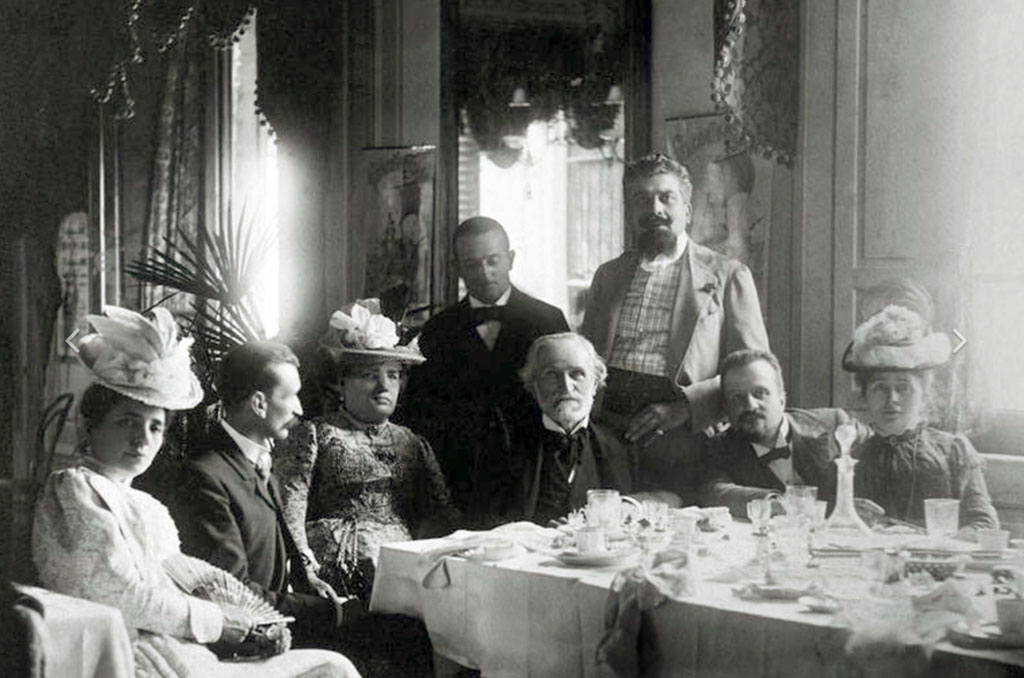 This is how Maestro Verdi dined